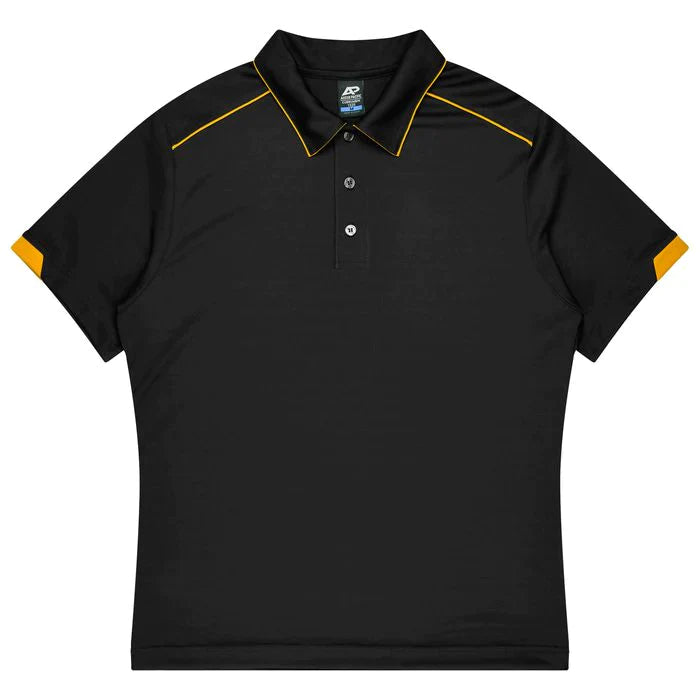 Aussie Pacific Currumbin Men's Polo Shirt 1320  Aussie Pacific BLACK/GOLD S 