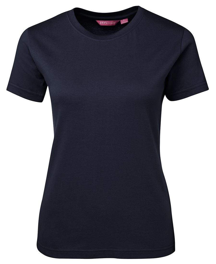 Jb's Wear Casual Wear Navy / 10 Cotton Ladies Tee 1LHT