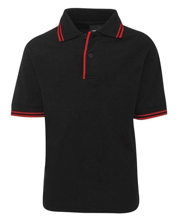 Jb's Wear Casual Wear Black/Red / 4 JB'S Kid’s Contrast Polo