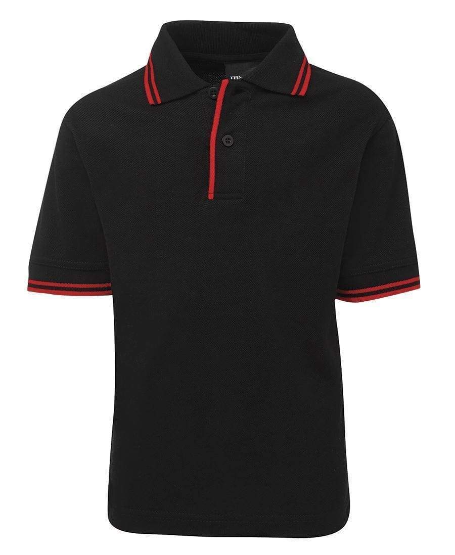 Jb's Wear Casual Wear Black/Red / 4 JB'S Kid’s Contrast Polo