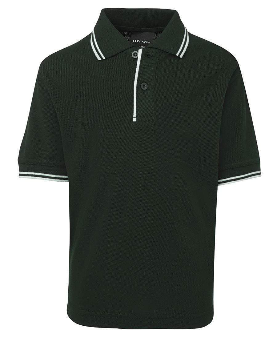 Jb's Wear Casual Wear Bottle/White / 4 JB'S Kid’s Contrast Polo