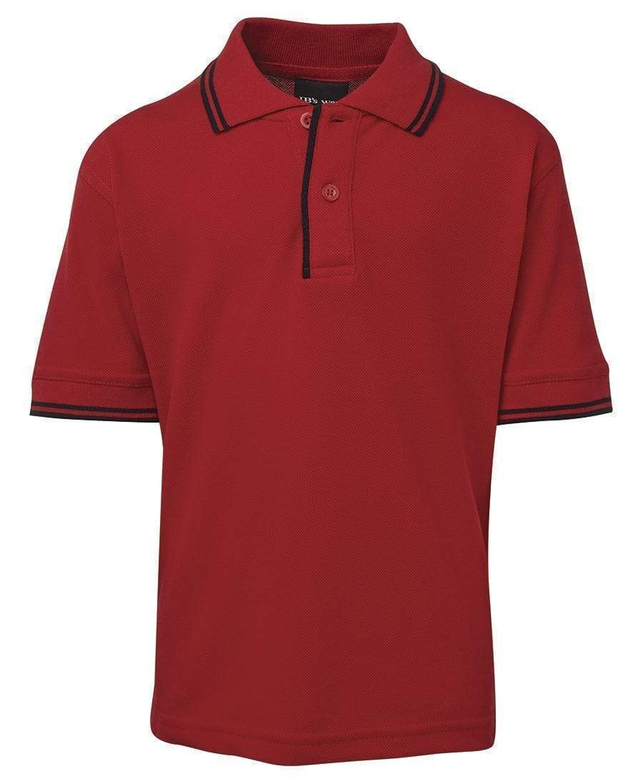 Jb's Wear Casual Wear Red/Navy / 4 JB'S Kid’s Contrast Polo