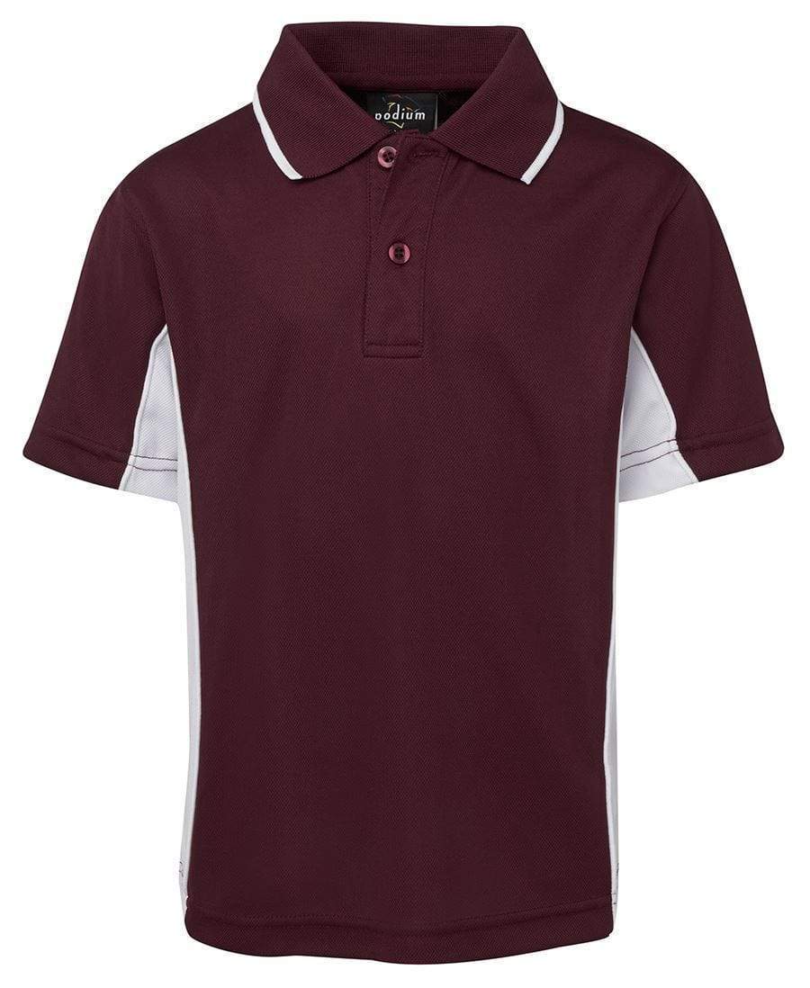 Jb's Wear Casual Wear Maroon/White / 4 JB'S Kid’s Contrast Polo 7PP3