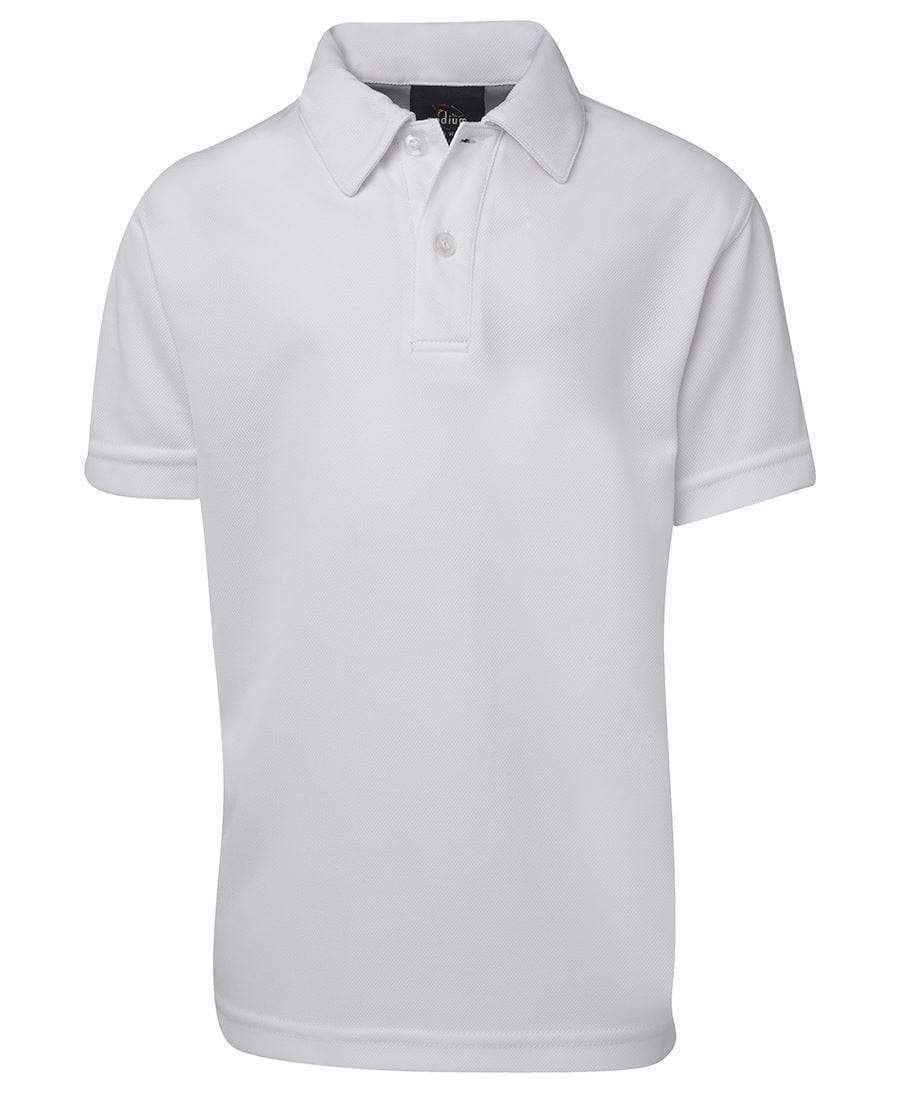 Jb's Wear Casual Wear White / 4 JB'S Kid’s Short Sleeve Poly Polo 7KSP