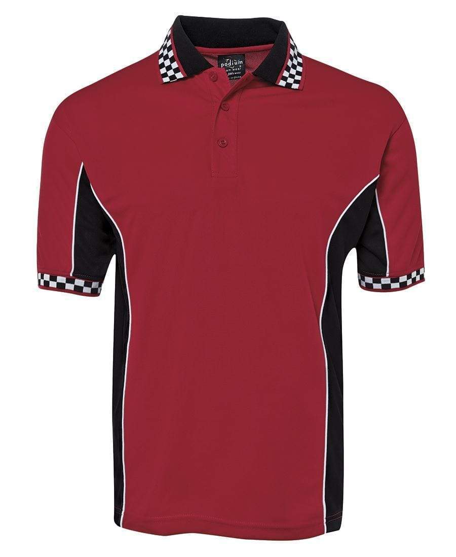 Jb's Wear Casual Wear Red/Black/White / S JB'S Podium Moto Polo 2MP