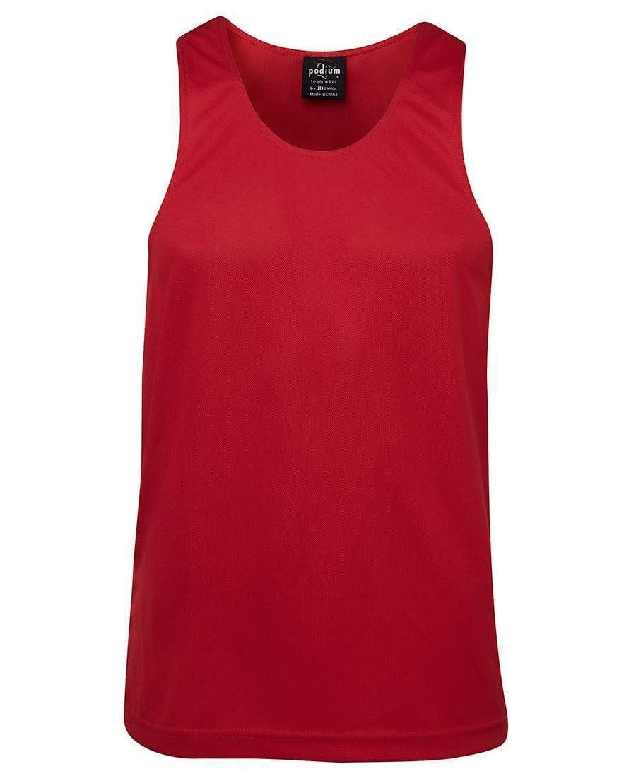 Jb's Wear Casual Wear Red / S JB'S Poly Singlet 7PS