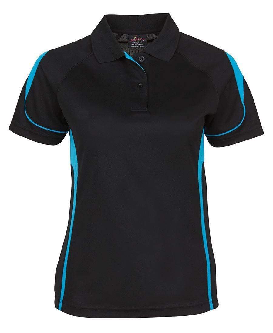 Jb's Wear Casual Wear Black/Aqua / 8 JB'S Women’s Bell Polo 7BEL1