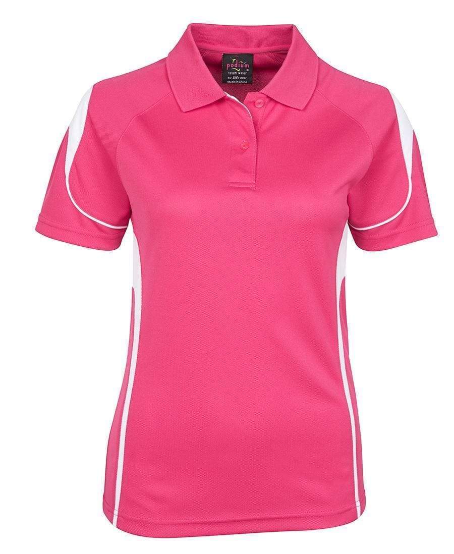 Jb's Wear Casual Wear Hot Pink/White / 8 JB'S Women’s Bell Polo 7BEL1