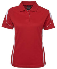 Jb's Wear Casual Wear Red/White / 8 JB'S Women’s Bell Polo 7BEL1