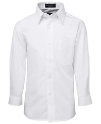 JB'S Kids Long Sleeve and Short Sleeve Poplin Shirt 4PK Corporate Wear Jb's Wear White Full Sleeves 4 