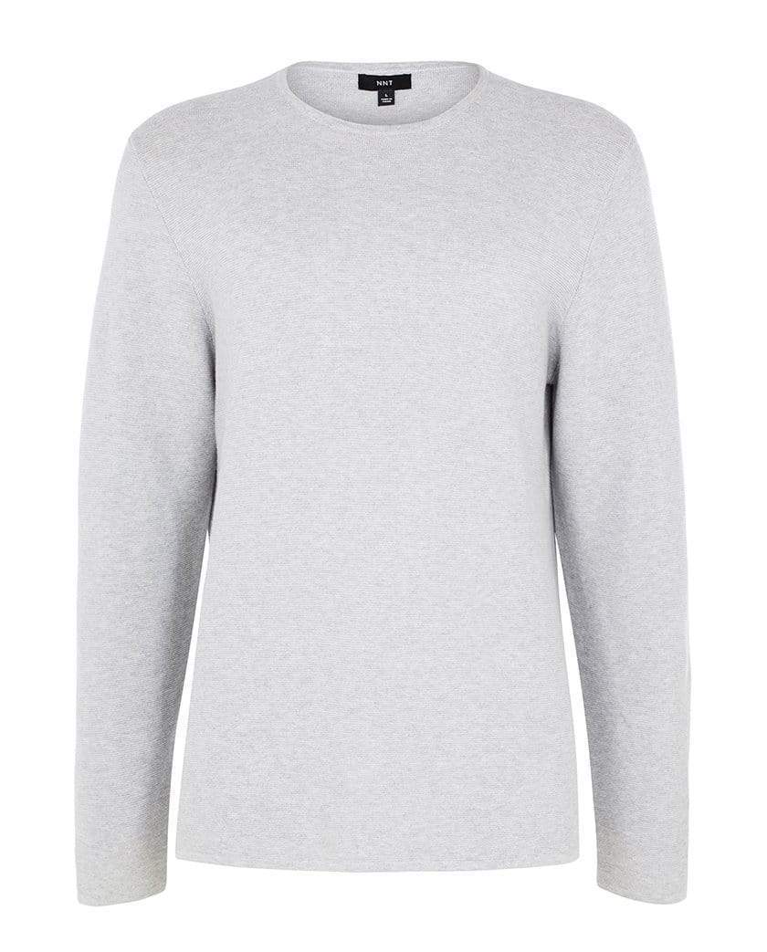 NNT Corporate Wear Grey / S NNT Long Sleeve Knit Jumper CATE38