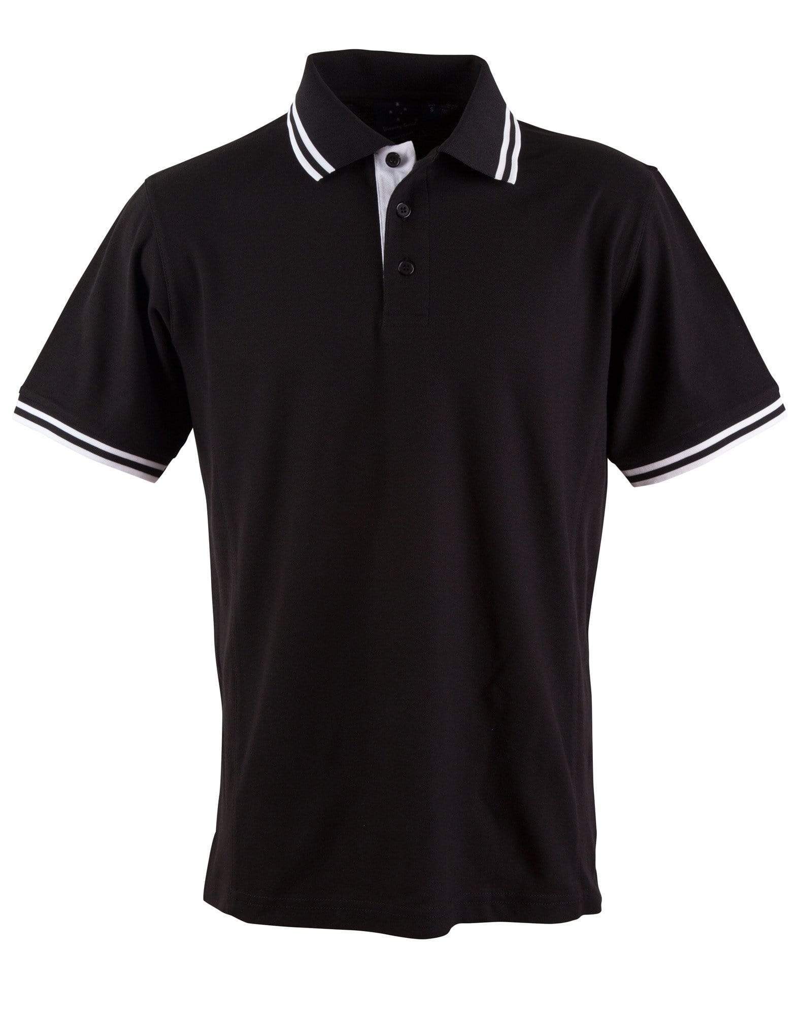 Winning Spirit Casual Wear Black/White / S Grace Polo Men's Ps65