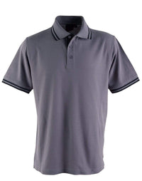 Winning Spirit Casual Wear Grey/Black / S Grace Polo Men's Ps65