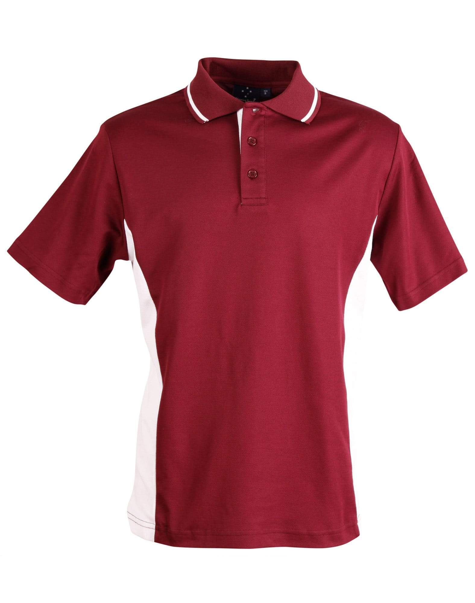 Winning Spirit Casual Wear Maroon/White / 4K Teammate Polo Kids Ps73k