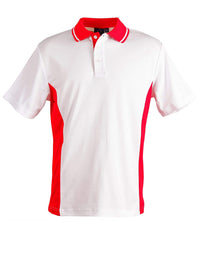 Winning Spirit Casual Wear White/Red / 4K Teammate Polo Kids Ps73k