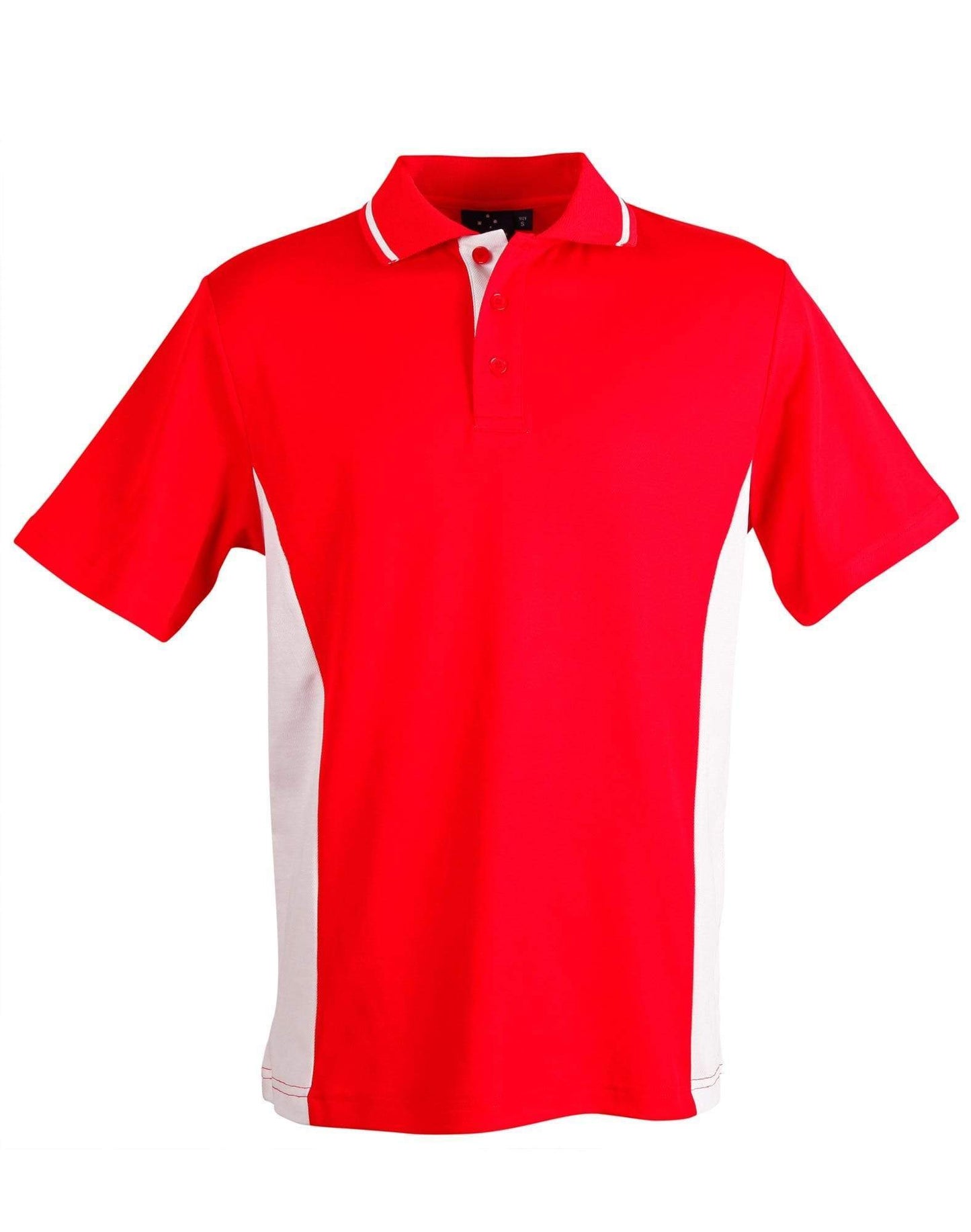 Winning Spirit Casual Wear Red/ White / S Teammate Polo Men's Ps73