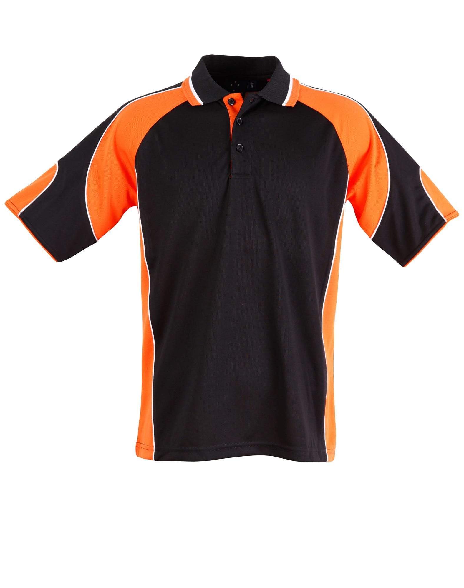 Winning Spirit Casual Wear Black/Orange / 6K Winning Spirit Alliance Polo Kids Ps61k