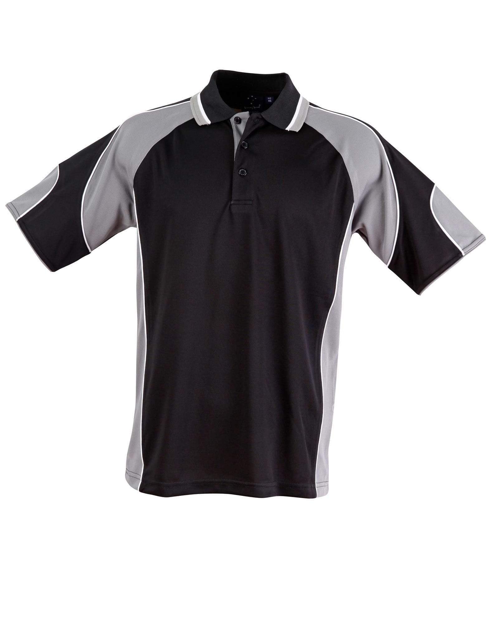 Winning Spirit Casual Wear Black/Ash / 6K Winning Spirit Alliance Polo Kids Ps61k