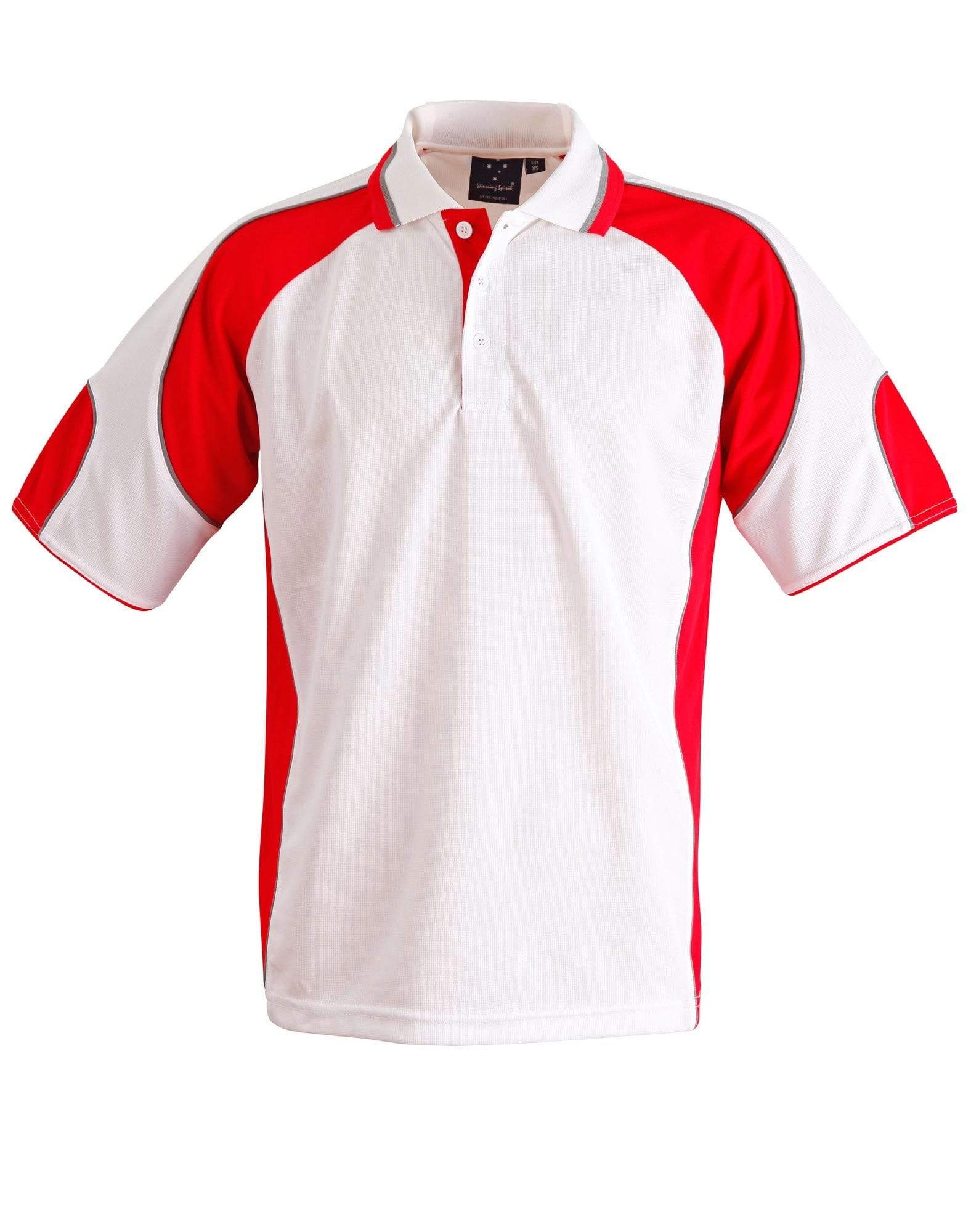 Winning Spirit Casual Wear White/Red / 6K Winning Spirit Alliance Polo Kids Ps61k