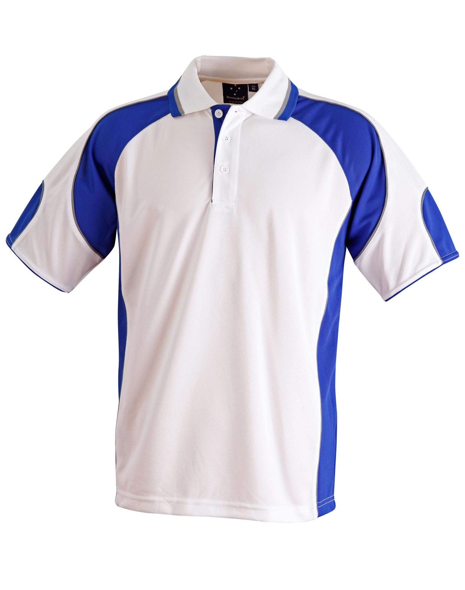 Winning Spirit Casual Wear White/Royal / 6K Winning Spirit Alliance Polo Kids Ps61k