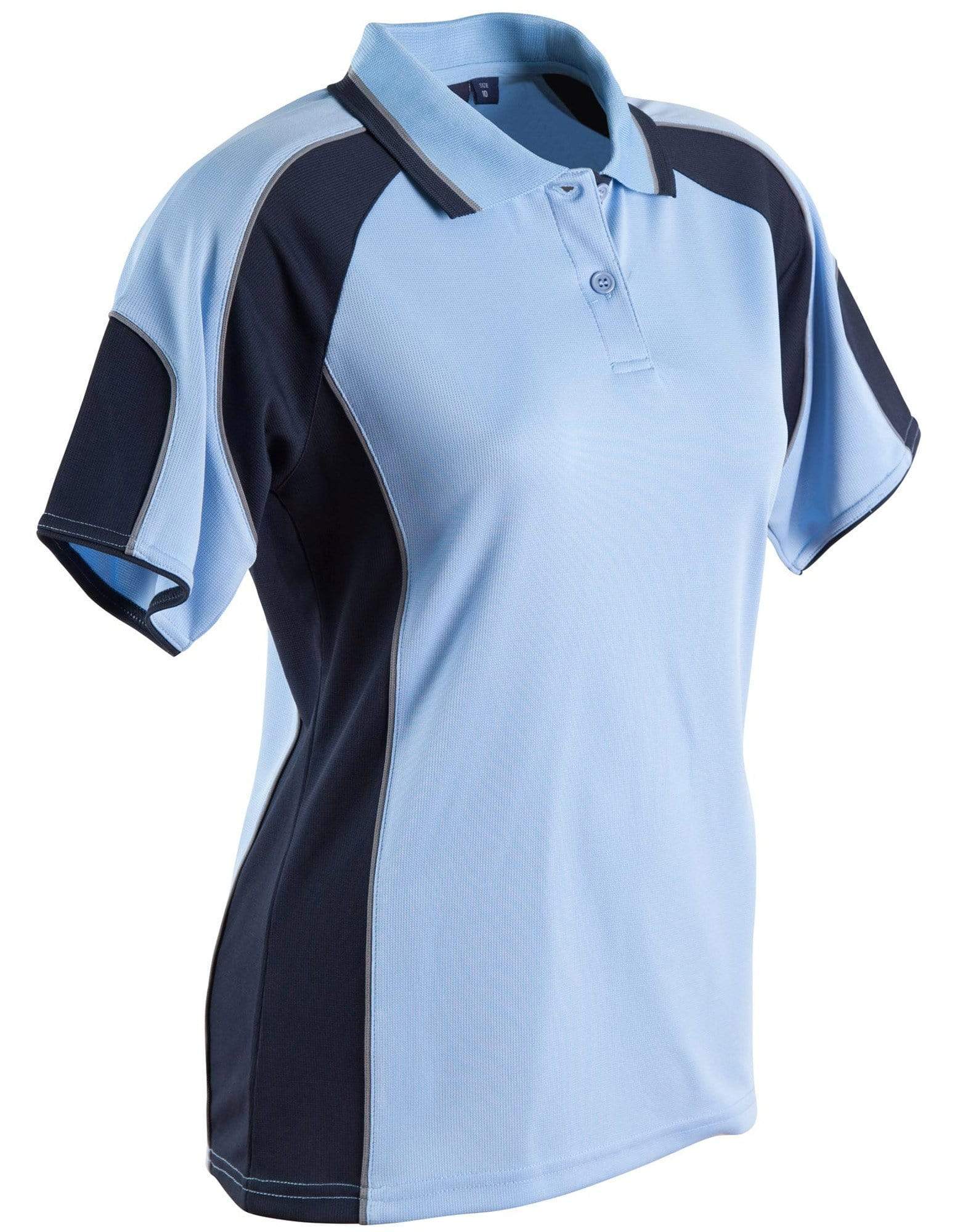 Winning Spirit Casual Wear Skyblue/Navy / 8 Winning Spirit Alliance Polo Ladies Ps62