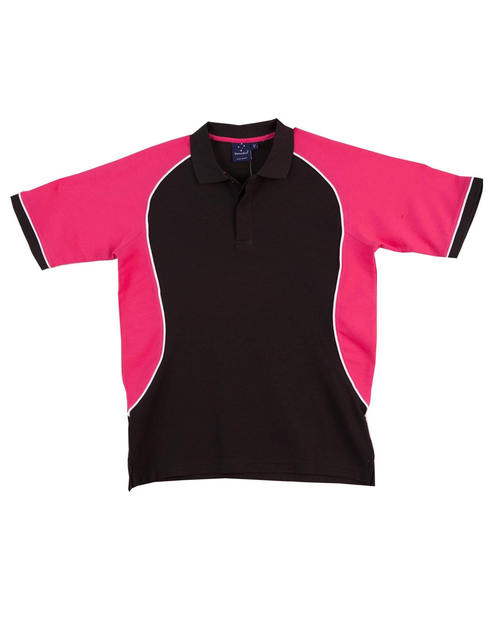 Winning Spirit Casual Wear Black/ White/Magenta / 4K Winning Spirit Arena Polo Kids Ps77k