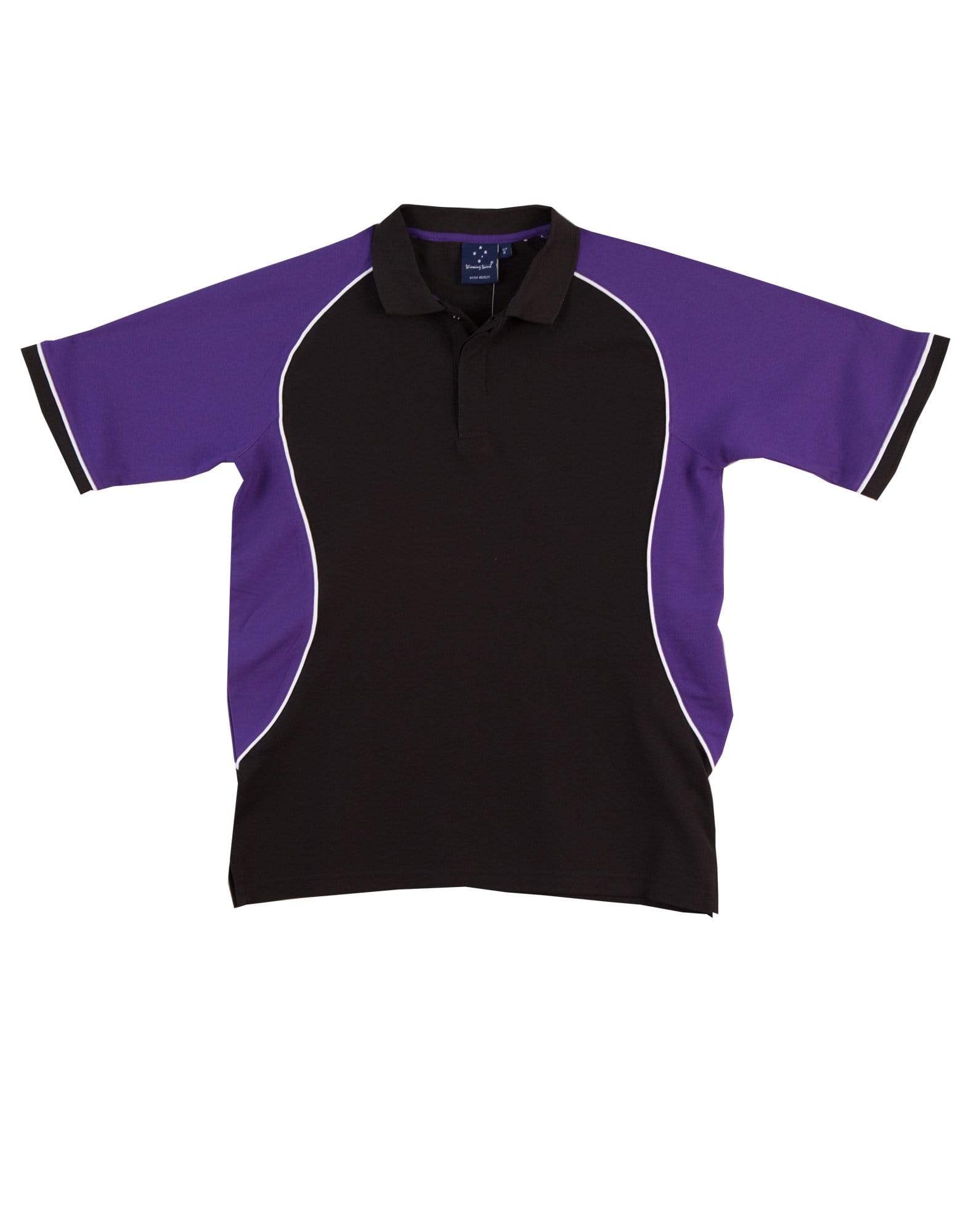 Winning Spirit Casual Wear Black/White/Purple / 4K Winning Spirit Arena Polo Kids Ps77k