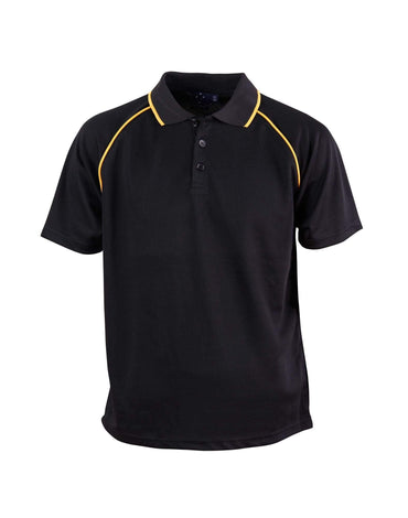 Winning Spirit Casual Wear Black/Gold / 4K Winning Spirit Champion Polo Kids Ps24