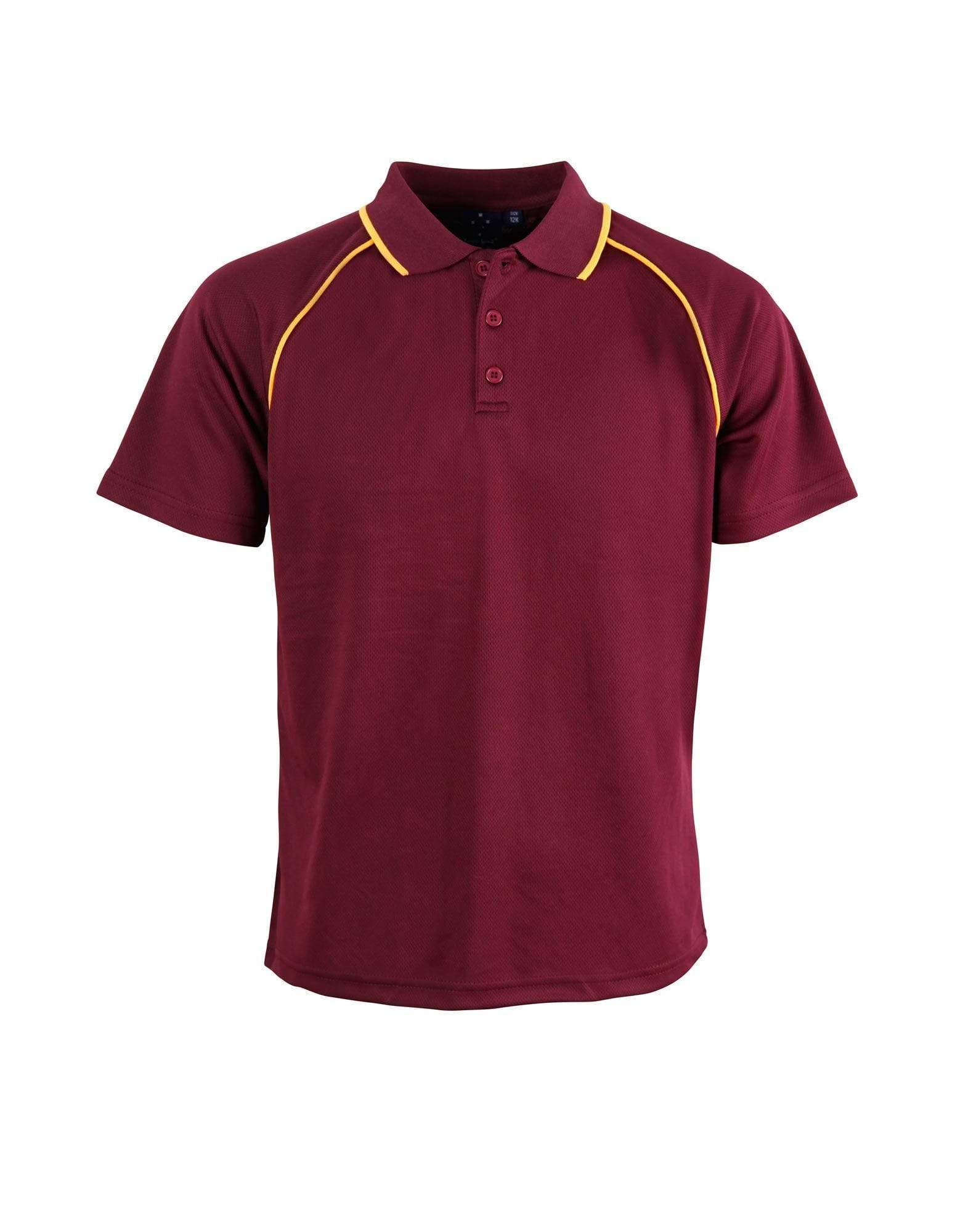 Winning Spirit Casual Wear Maroon/Gold / 4K Winning Spirit Champion Polo Kids Ps24