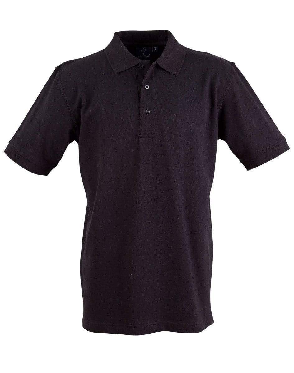 Winning Spirit Casual Wear Black / S Winning Spirit Darling Harbour Polo Men's Ps55