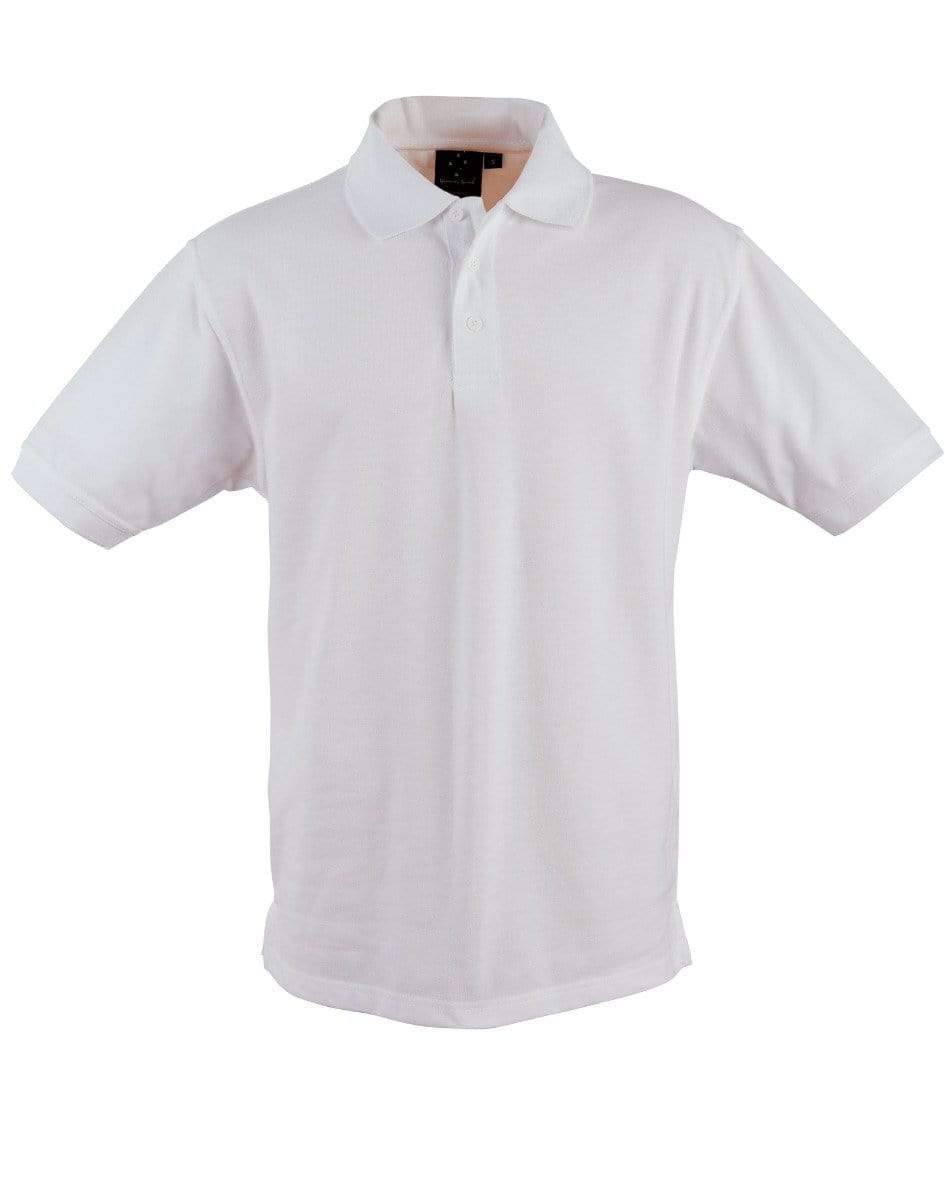 Winning Spirit Casual Wear White / S Winning Spirit Delux Polo Men's Ps22