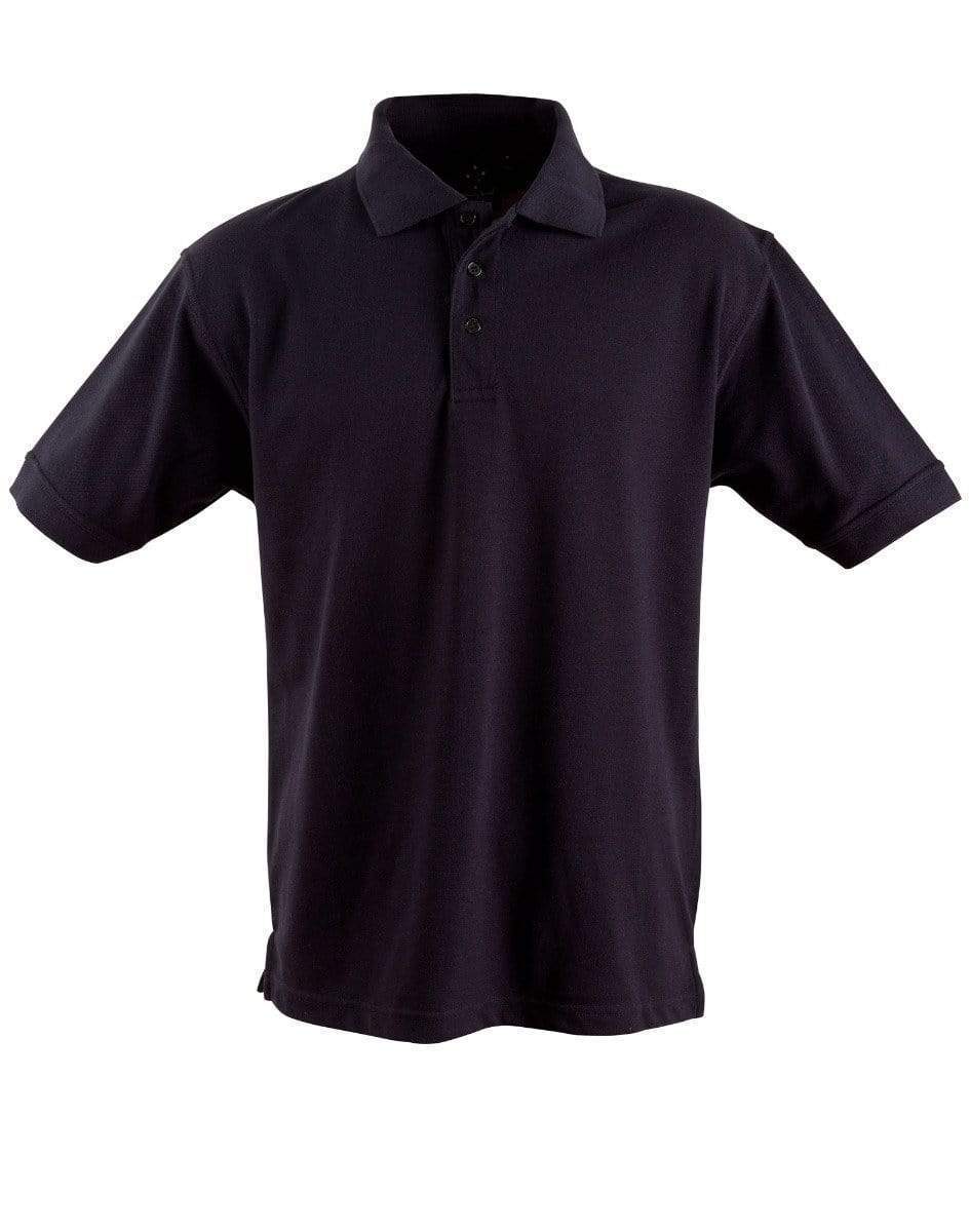 Winning Spirit Casual Wear Navy / S Winning Spirit Delux Polo Men's Ps22