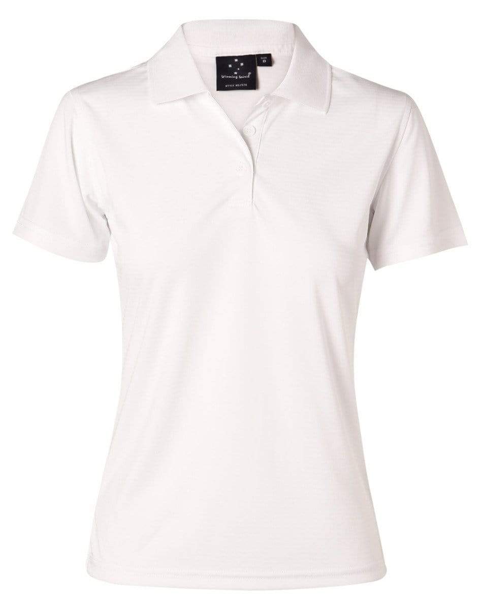 Winning Spirit Casual Wear White / 8 Winning Spirit Icon Polo Ladies'  Ps76