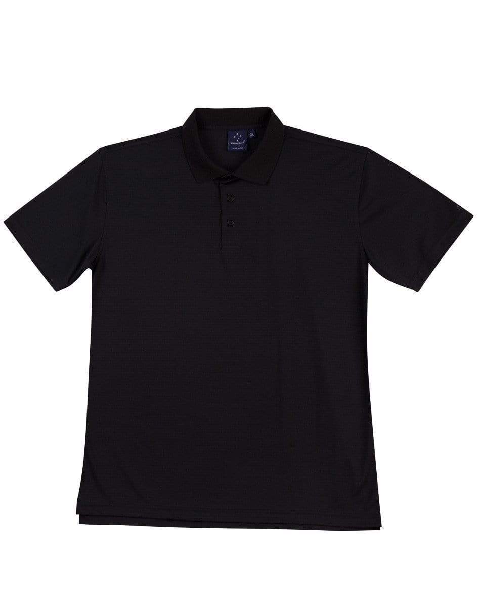 Winning Spirit Casual Wear Black / S Winning Spirit Icon Polo Men'sps75