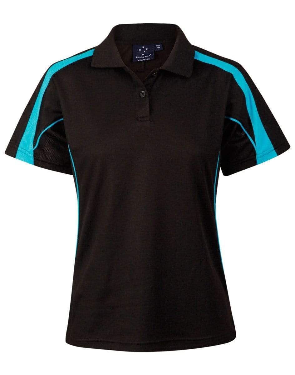 Winning Spirit Casual Wear Black/Aqua Blue / 8 WINNING SPIRIT Legend Ladies PS54