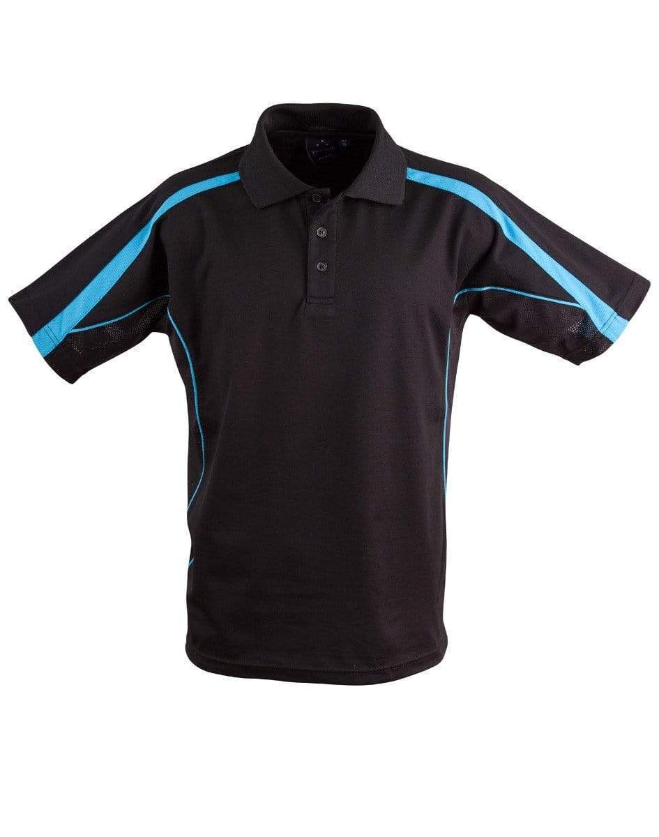 Winning Spirit Casual Wear Black/Aqua Blue / XS Winning Spirit Legend Mens Ps53