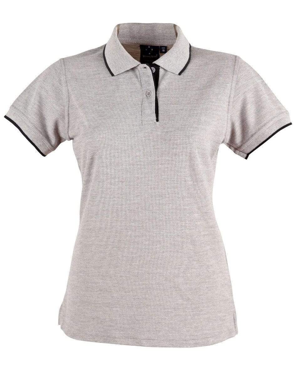 Winning Spirit Casual Wear Grey/Black / 6 Winning Spirit Liberty Polo Ladies Ps48a