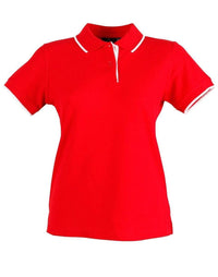 Winning Spirit Casual Wear Red/White / 6 Winning Spirit Liberty Polo Ladies Ps48a