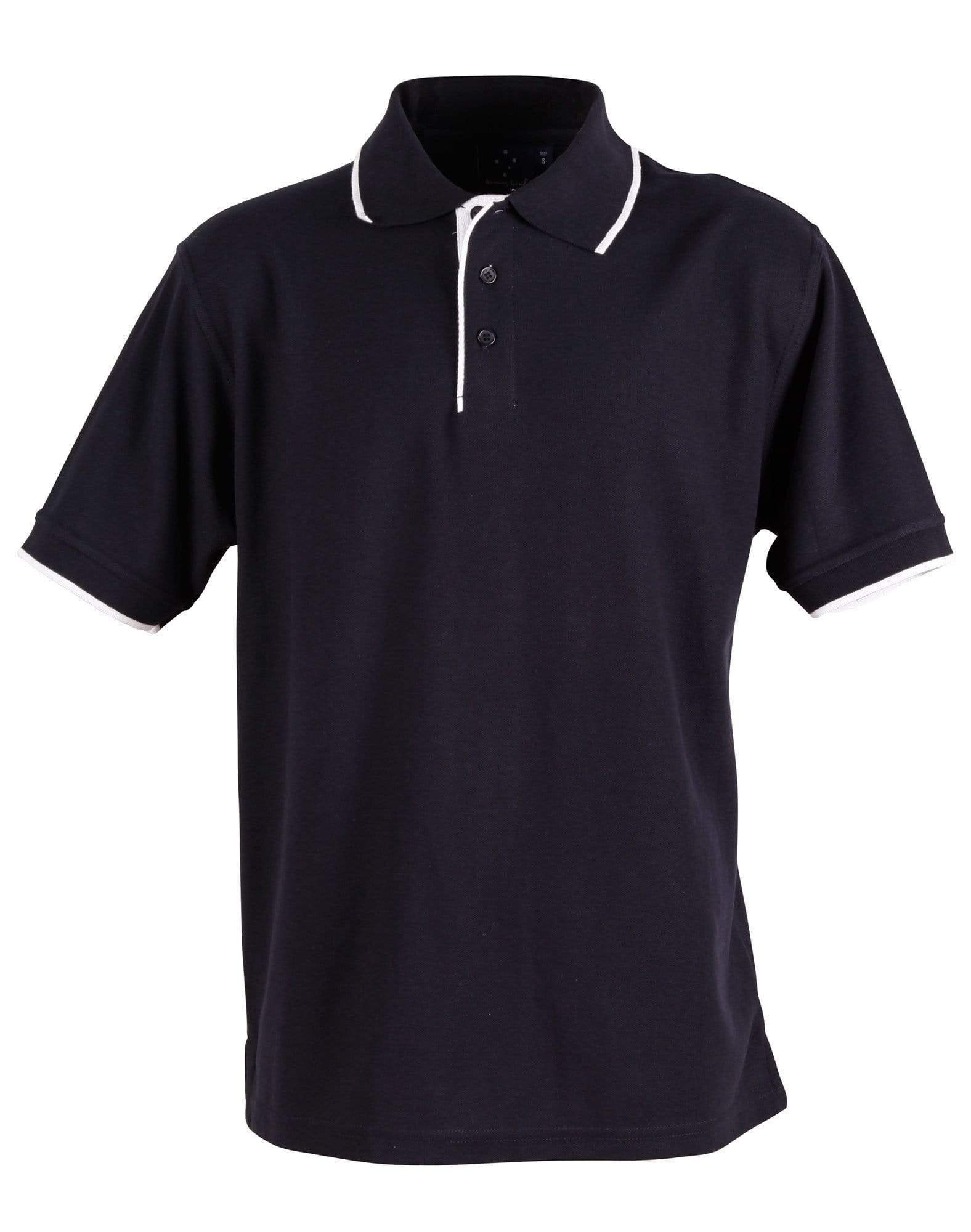 Winning Spirit Casual Wear Navy/White / XS Winning Spirit Liberty Polo Men's Ps08