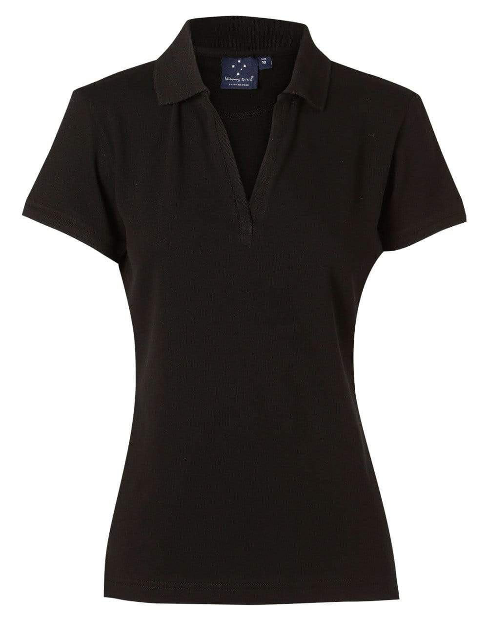 Winning Spirit Casual Wear Black / 8 Winning Spirit Longbeach Polo Ladies Ps40