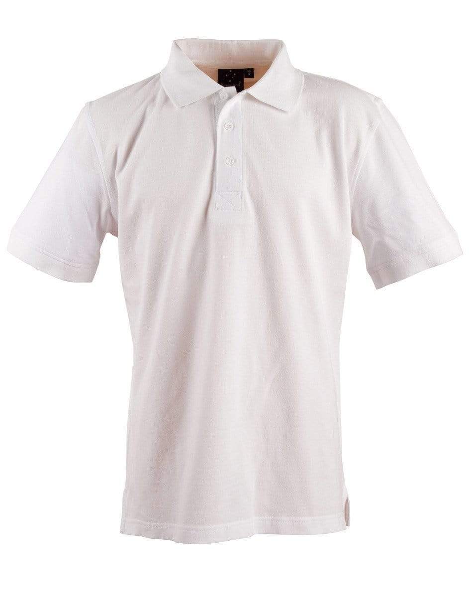 Winning Spirit Casual Wear White / 2XL WINNING SPIRIT LONGBEACH POLO Men's PS39