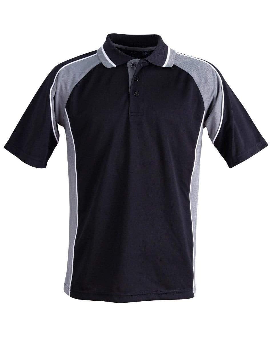 Winning Spirit Casual Wear Black/Ash / 6K Winning Spirit Mascot Polo Kids Ps49k