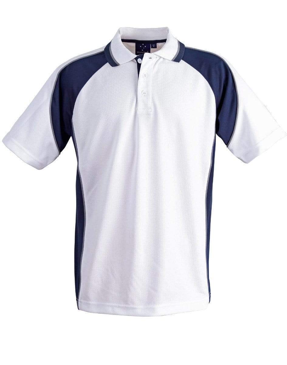 Winning Spirit Casual Wear White/Navy / 6K Winning Spirit Mascot Polo Kids Ps49k