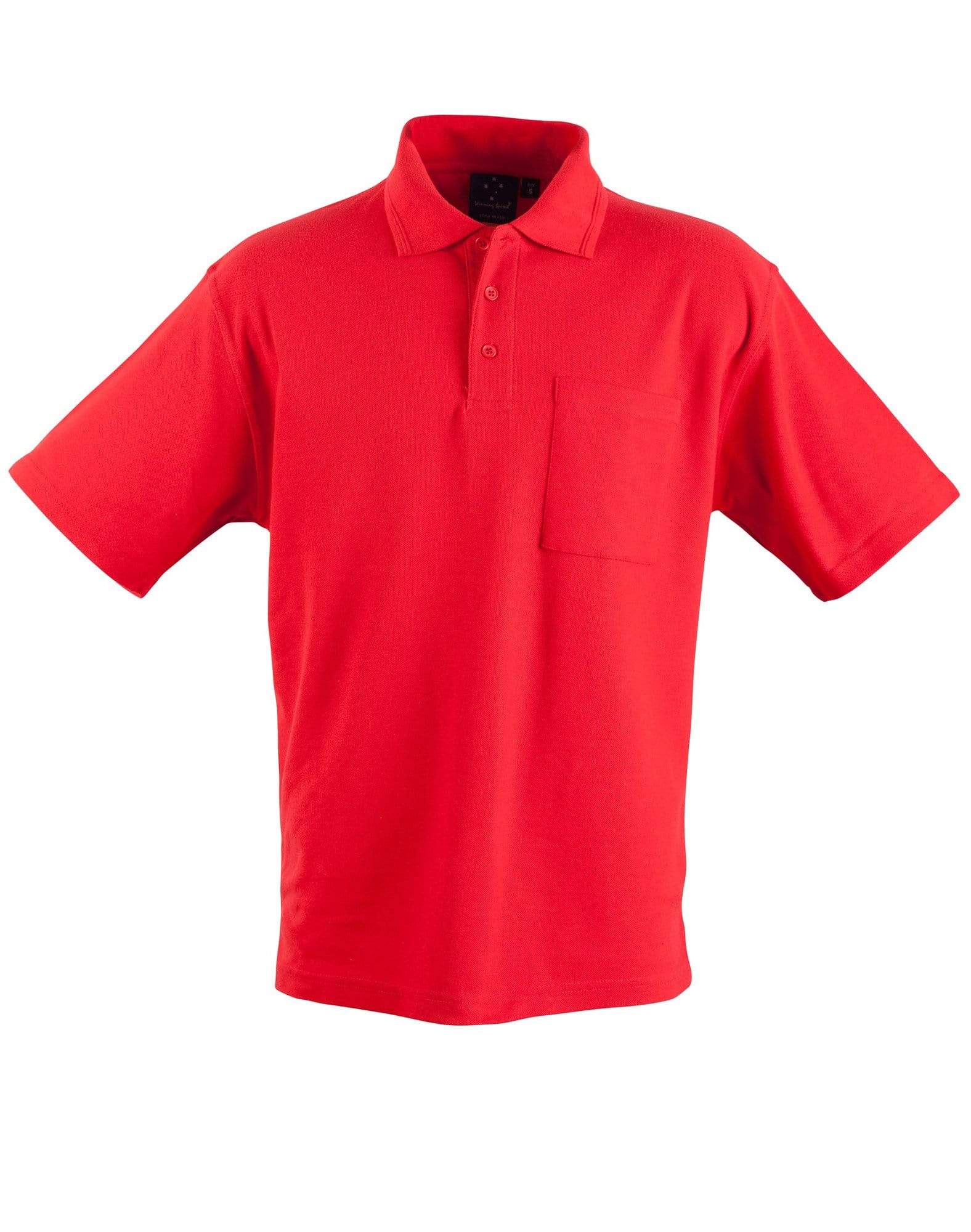 Winning Spirit Casual Wear Red / XS WINNING SPIRIT POCKET POLO Unisex PS41