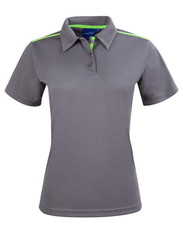 Winning Spirit Casual Wear Ash/lime / 6 Winning Spirit PS84 STATEN POLO SHIRT Ladies