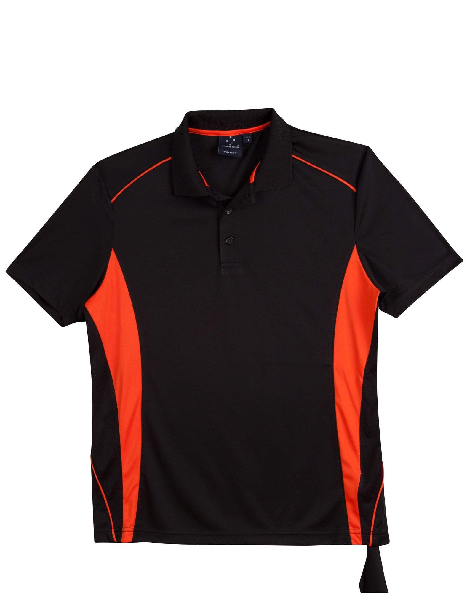 Winning Spirit Casual Wear Black/Orange / 4K WINNING SPIRIT PURSUIT POLO KidsPS79K