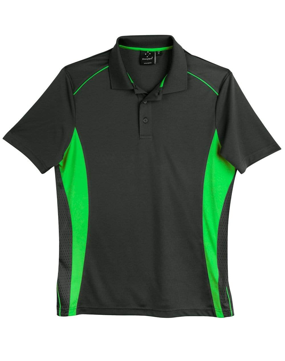 Winning Spirit Casual Wear Charcoal/Lime / 4K WINNING SPIRIT PURSUIT POLO KidsPS79K