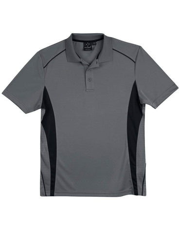 Winning Spirit Casual Wear Ash/Black / XS WINNING SPIRIT PURSUIT POLO Men'sPS79