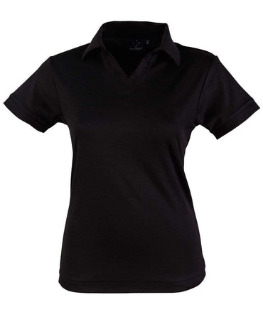 Winning Spirit Casual Wear Black / 8 WINNING SPIRIT VICTORY POLO Ladies' PS34A