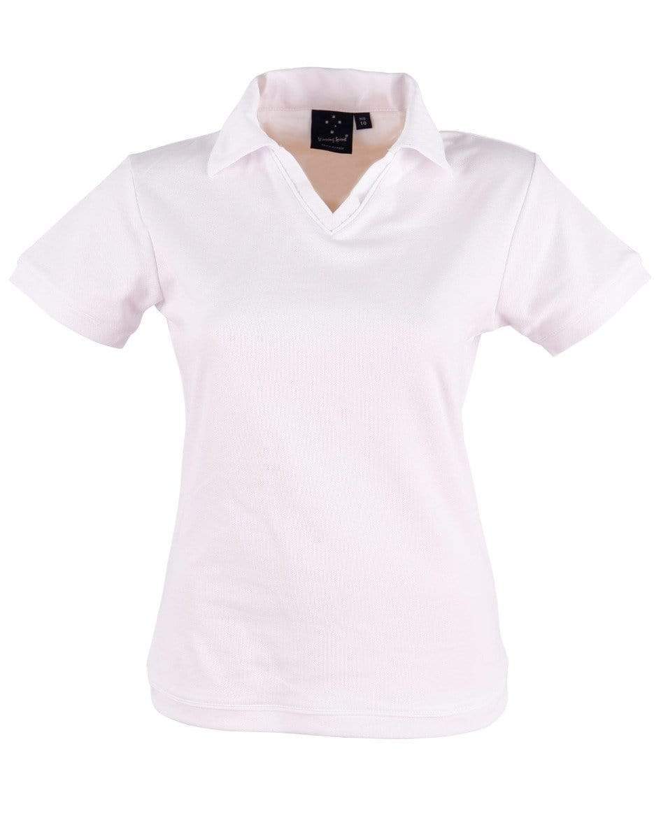 Winning Spirit Casual Wear White / 8 WINNING SPIRIT VICTORY POLO Ladies' PS34A